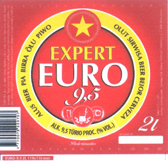 Prekės ženklas: EXPERT EURO 9,5